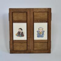 三面鏡　壁掛け