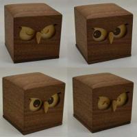 印鑑ケース　フクロウ