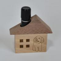 犬の印鑑入れ　マグネット付　ドアスコープカバー