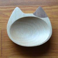 ネコの豆皿　フェイス
