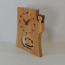 振り子時計　切株ネコ